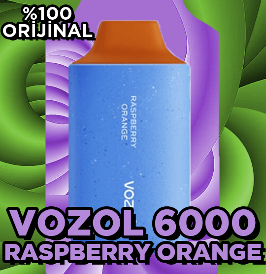 Vozol Star 6000 Raspberry Orange